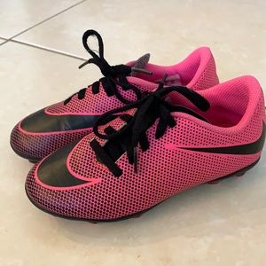 Nike little girls cleats size 12